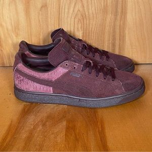 Womens 6.5 Puma Suede Casual Sneakers Purple SEF1214